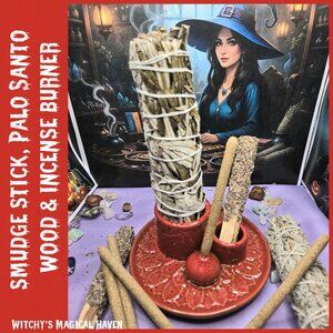 Smudge Sticks, Palo Santo Wood and Incense Burners
